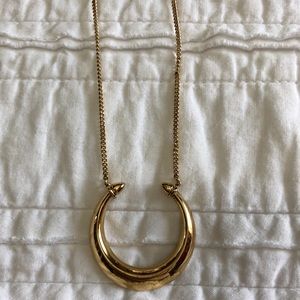 Stella and Dot Double Horn Pendant